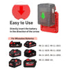 Wall-Mounted Battery Holder for Milwaukee M18 Batteries