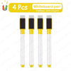 Magnetic Dry-Erase Pens with Refillable Ink, 8 Colors