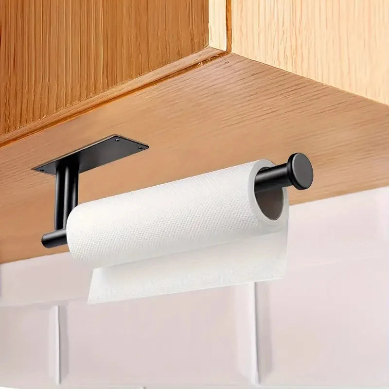 Under Cabinet Paper Towel Holder – Stainless Steel Wall Mount Rack