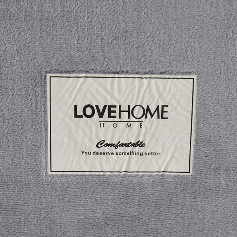 Cozy Milk Velvet Bed Skirt with Non-Slip Embroidered Trim
