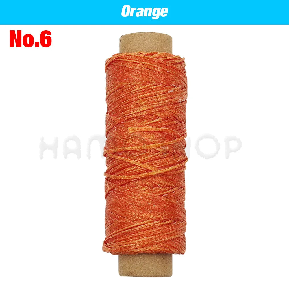 Flat Waxed Polyester Thread for Leathercraft and Sewing