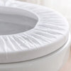 White disposable toilet seat cover individually wrapped non-woven material