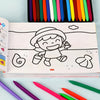 Kids' Doodle & Coloring Book