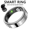 Sleek Smart Health Ring with Heart Rate & Sleep Tracking