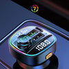 Bluetooth FM Transmitter with 22.5W Fast Charging Car Adapter