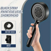 High-Pressure Shower Head Set with Hose and Wall Mount