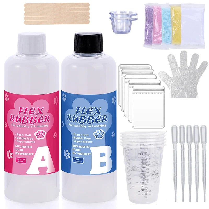 DIY Squishy Making Kit with Silicone Molds