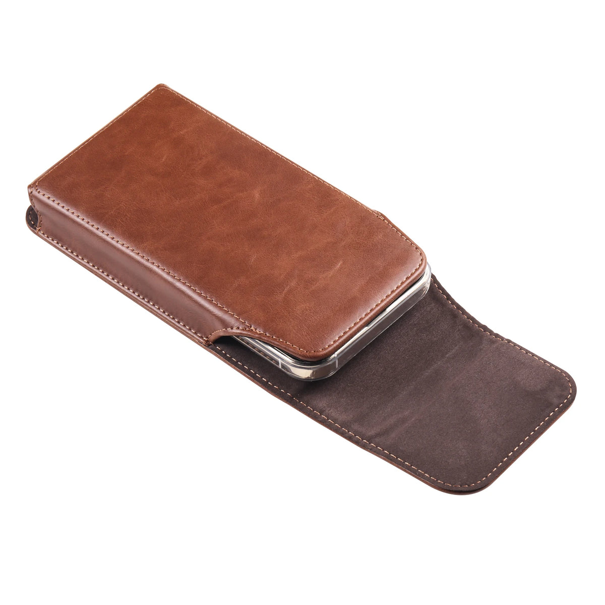Genuine Leather Belt Clip Phone Holster for Men