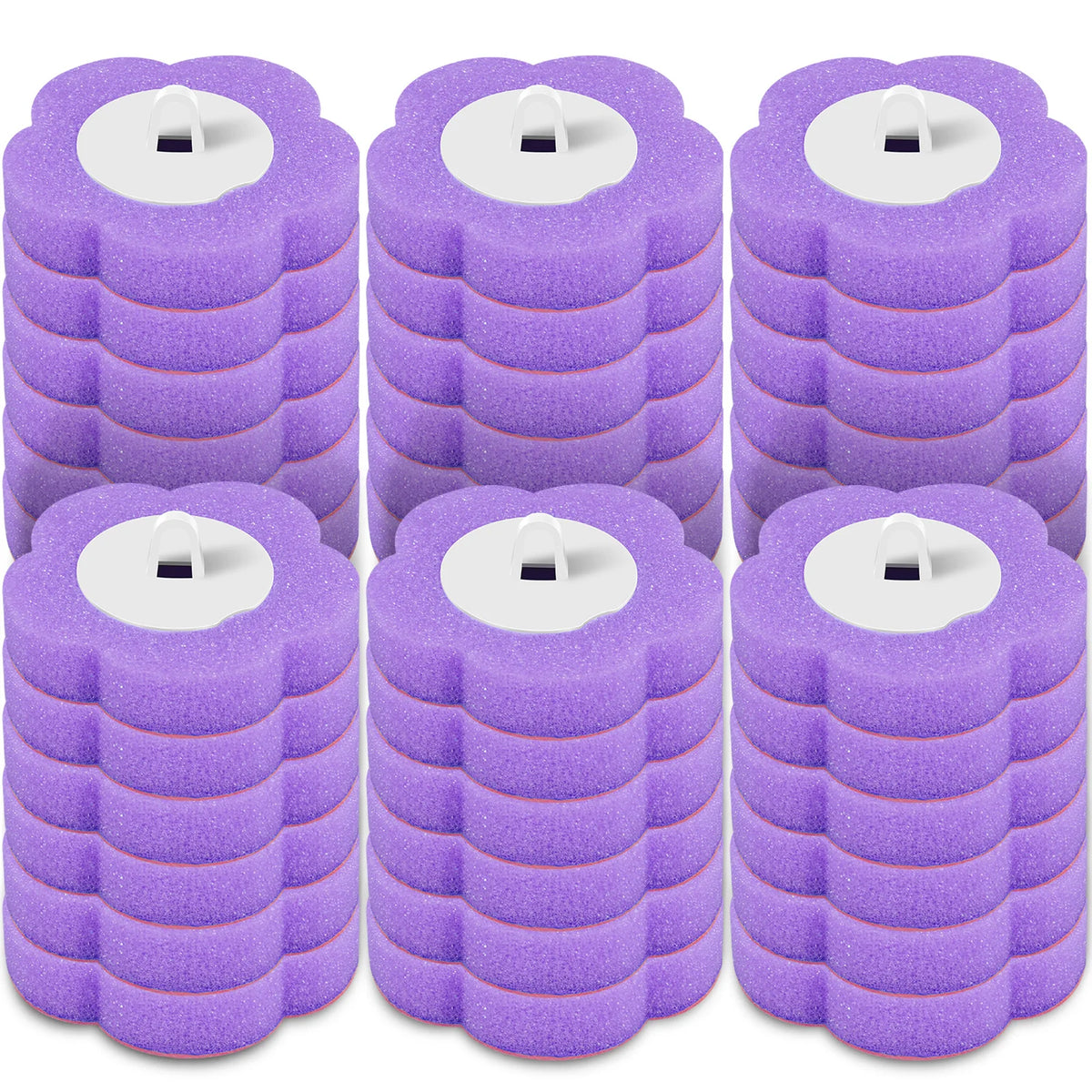 Disposable Toilet Brush Set with Self-Opening Holder