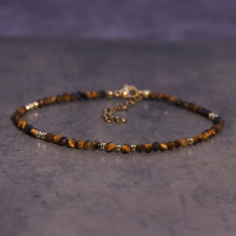 Natural Crystal Beaded Bracelet