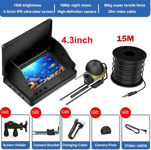 4.3" Underwater Fishing Camera with Night Vision