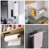 Stainless Steel Adhesive Paper Towel Holder for Kitchen & Bathroom