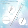 Pearl Head Straight Pins for Wedding Bouquets and DIY Crafts (100-Pack)