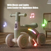 4-Wheel Baby Balance Bike with Silent Wheels