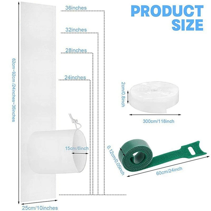 Kit d'étanchéité pour fenêtre de climatiseur portable