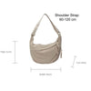 Lightweight Canvas Crossbody Bag with Adjustable Strap