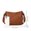 Moon Curve PU Leather Crossbody Bag