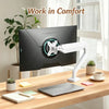 Height-Adjustable Single Monitor Desk Mount Arm