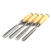 12-Piece Wood Carving Chisel Set with High Carbon Steel Blades