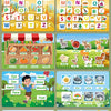 Montessori Busy Book for Toddlers – Reusable Sticker & Velcro Learning Activities