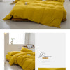 Washed Cotton Duvet Cover – Minimalist Solid Color Bedding
