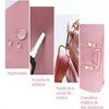 Pink durable nylon gym and travel duffel bag with a shoe compartment and brass hardware