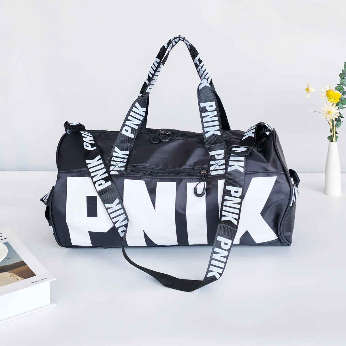 Versatile Printed Nylon Crossbody Travel Bag