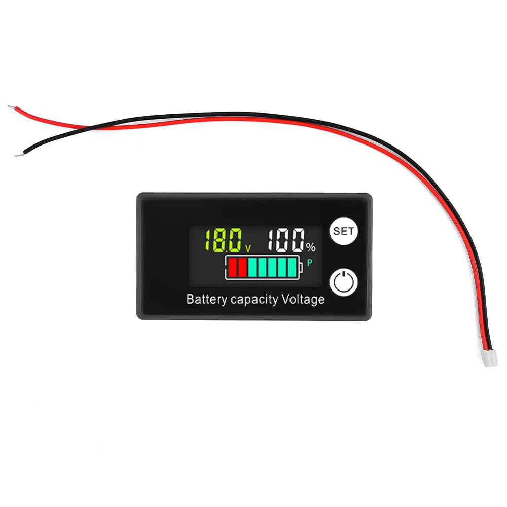 DC 8-100V Battery Capacity Indicator with LCD Display