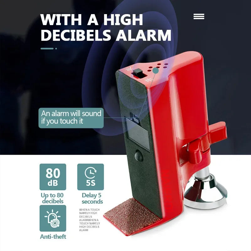 Portable Door Security Lock with Alarm