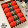 Chunky Alpaca Wool Knitting Yarn – 500g Multi-Color Set for Cozy Winter Projects