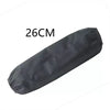 Black waterproof shock absorber cover measuring 26cm