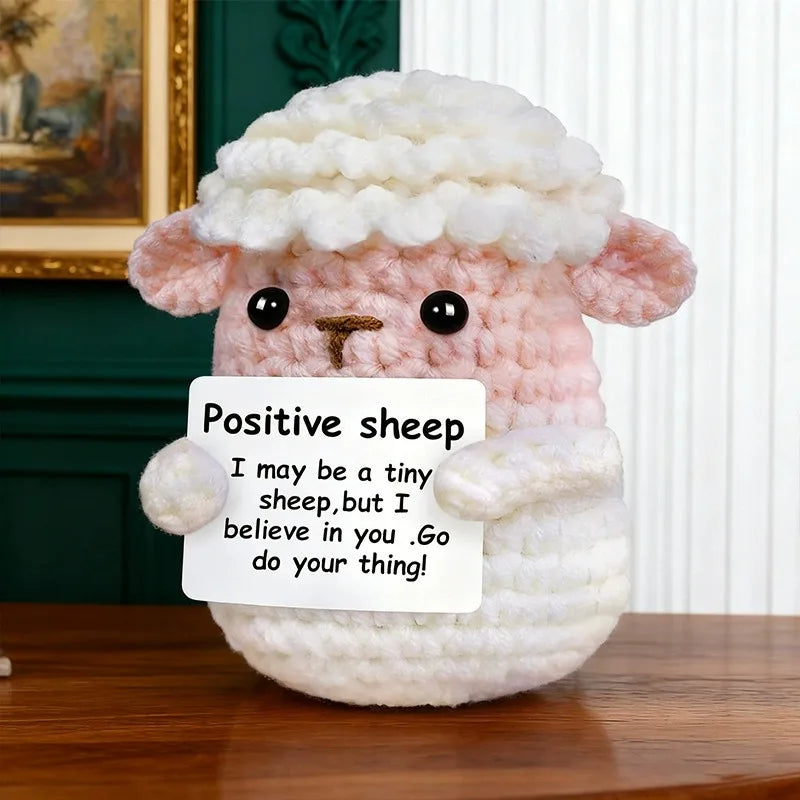 Handmade Crochet Pocket Hug Doll with Custom Message