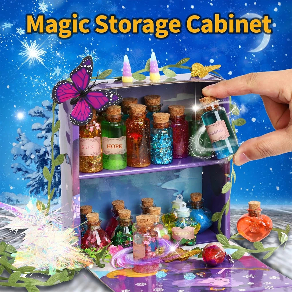 Magical Potion Making Kit for Kids – 24-Piece DIY Fairy Science Craft Set