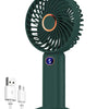 Portable Rechargeable Handheld Fan with Digital Display
