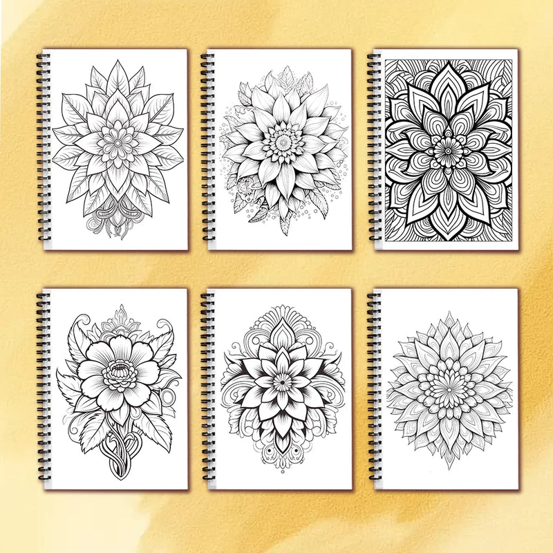 Spiral Adult Coloring Book