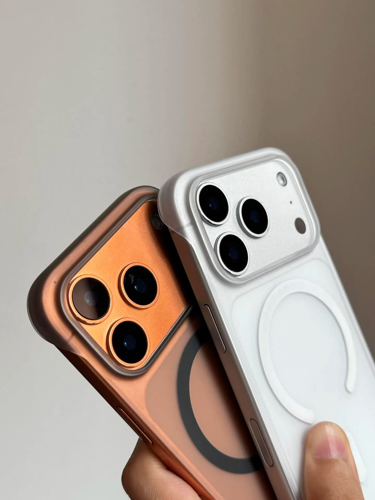 Ultra-Thin Matte Magnetic Phone Case with MagSafe Compatible Wireless Charging