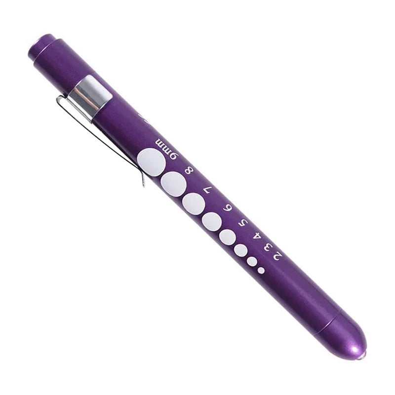 Reusable LED Penlight with Pupil Gauge for Medical Professionals