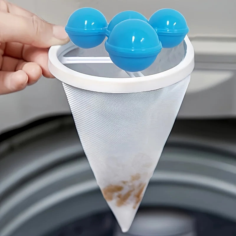 Laundry Filter Bag with Lint Catcher for Washing Machine