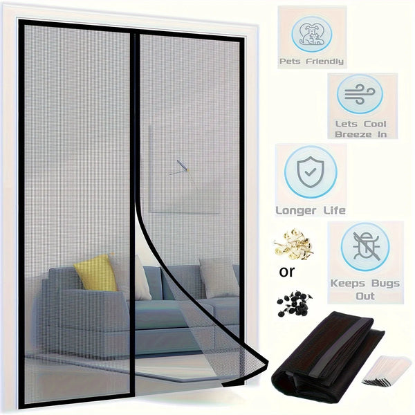 Magnetic Mosquito Door Screen Curtain