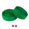 Roll of green sew-on hook and loop tape fastener strip