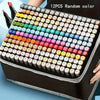 Dual-Tip Permanent Markers – 12 Color Art Set for Drawing & Crafting