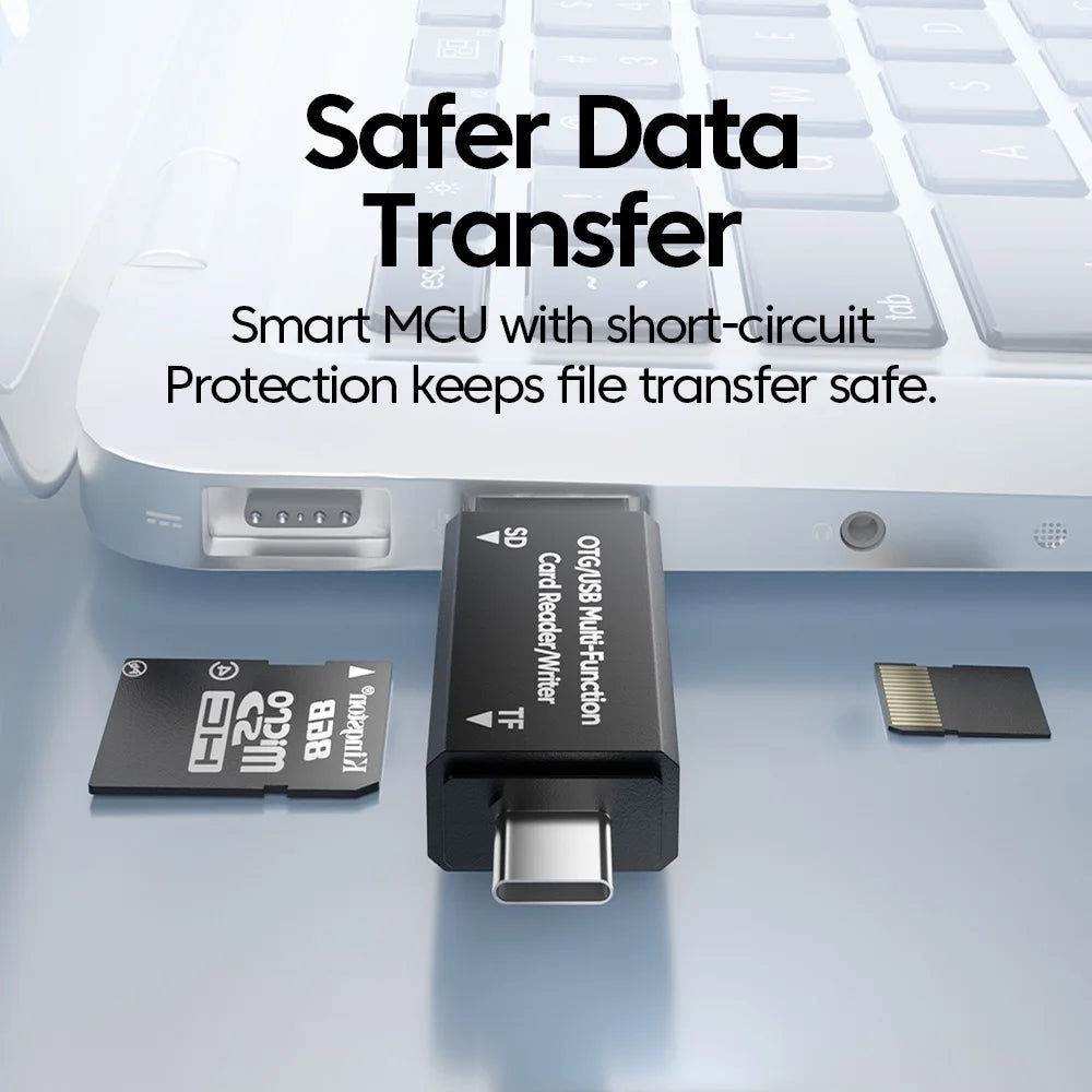 2-in-1 USB-C & USB-A Memory Card Reader