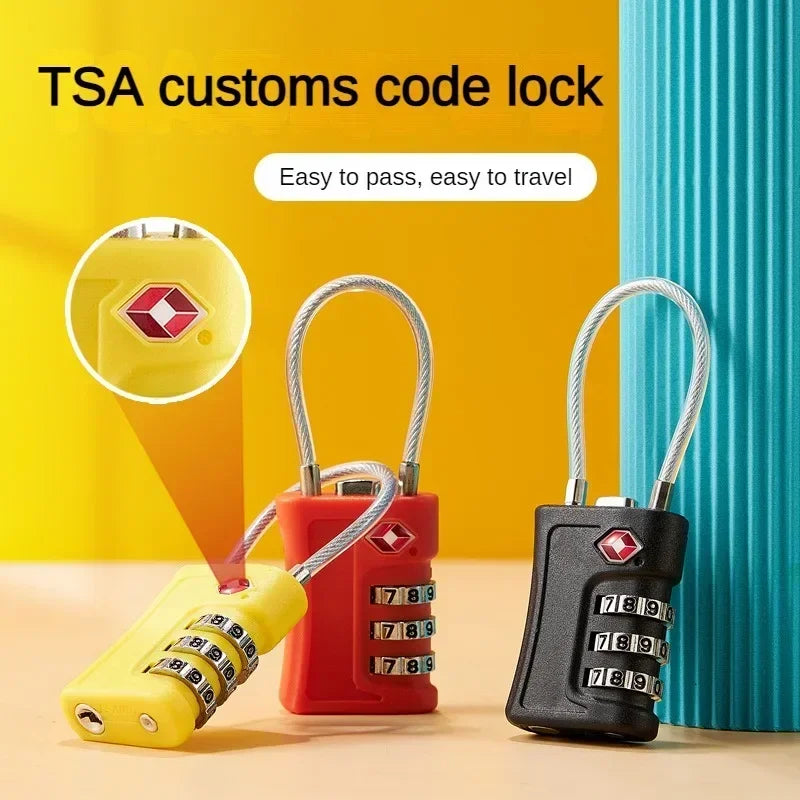 TSA-Approved 3-Digit Combination Lock for Luggage