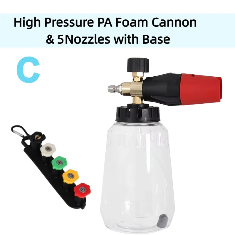 Adjustable Snow Foam Cannon for Pressure Washers