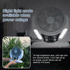 Ventilador de Escritorio Portátil con Energía Solar y Luz LED Nocturna