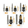 Professional Rivet Nut Tool Kit with Carbon Steel Rivnuts (M3-M8)