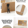 Wooden Pregnancy Countdown Picture Frame with Ultrasound Slot