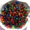 8mm Stripe Round Acrylic Beads for Jewelry Making (300-Piece Set)