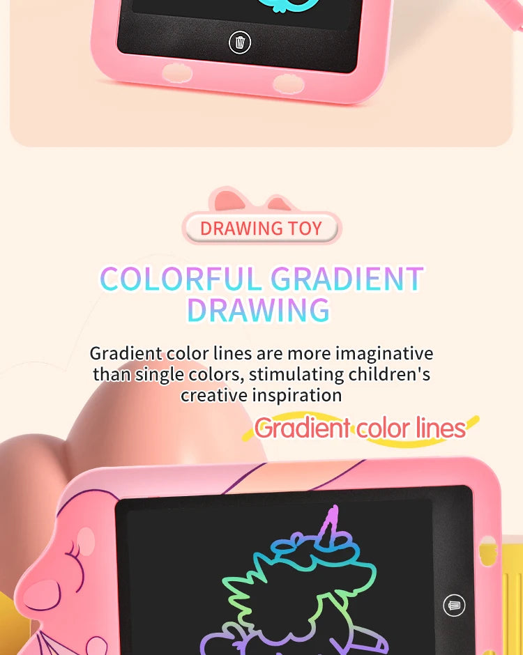 10.8-Inch Unicorn LCD Writing Tablet for Kids