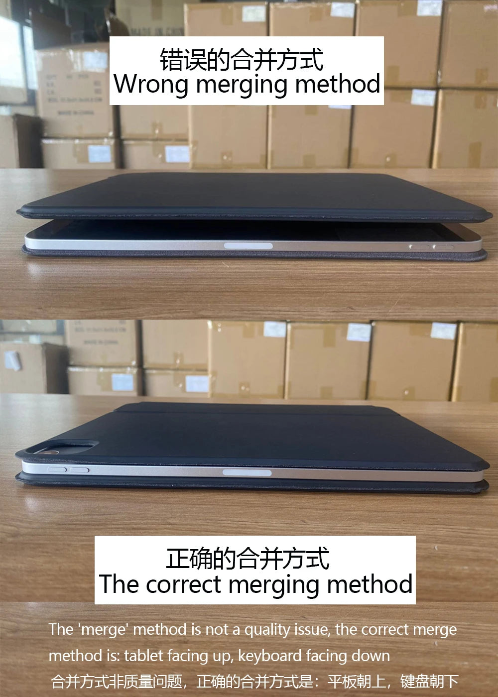 Bluetooth Keyboard Case with Touchpad for iPad Pro, Air & Standard Models